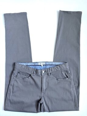Peter Millar Straight Leg Pants In Grayish Tan  Size 30
